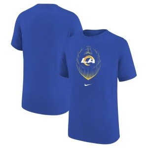 Los angeles rams nike youth legend icon t shirt Royal