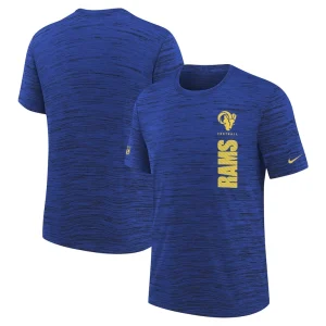 Los angeles rams nike youth sideline velocity performance t shirt Royal