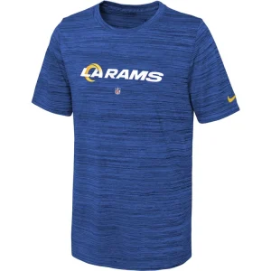 Los angeles rams nike youth sideline velocity performance t shirt Royal Yth M