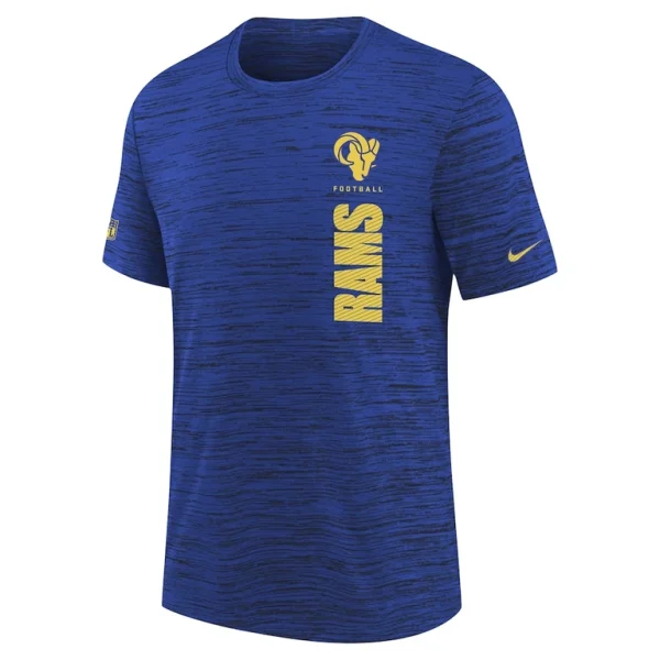 Los angeles rams nike youth sideline velocity performance t shirt Royal Yth M