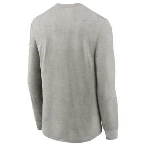 Los angeles rams nike youth super bowl lvi champions locker room trophy collection long sleeve t shirt Heathered gray Yth L