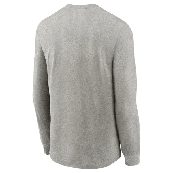 Los angeles rams nike youth super bowl lvi champions locker room trophy collection long sleeve t shirt Heathered gray Yth L