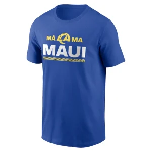 Los angeles rams x maui relief nike t shirt Royal M
