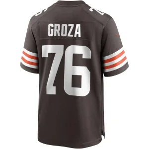 Lou groza cleveland browns nike game retired player jersey Brown L