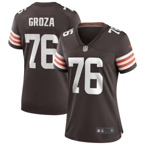 Lou groza cleveland browns nike womens game retired player jersey Brown