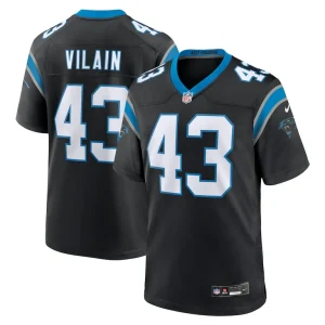 Luiji vilain carolina panthers nike game jersey Black