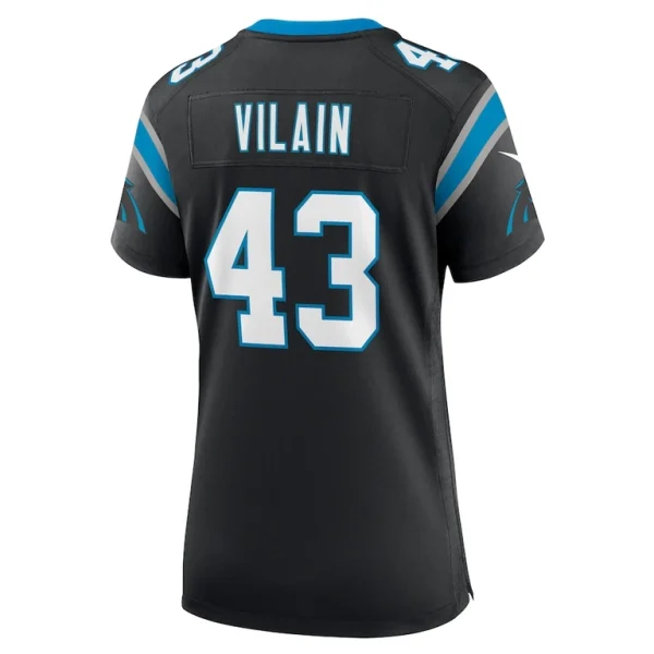 Luiji vilain carolina panthers nike womens game jersey Black L