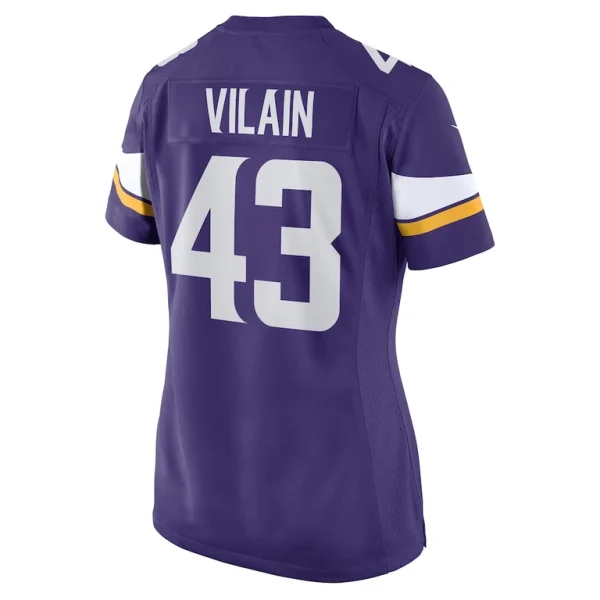 Luiji vilain minnesota vikings nike womens game player jersey Purple L