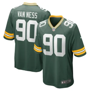 Lukas van ness green bay packers nike game jersey Green