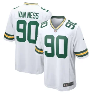 Lukas van ness green bay packers nike game jersey White