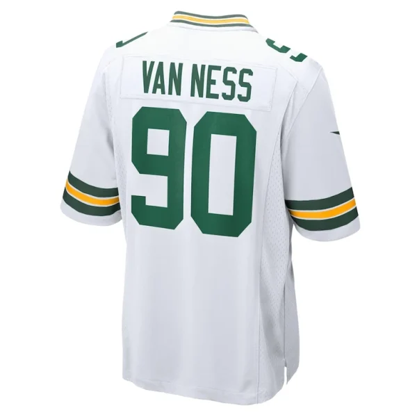 Lukas van ness green bay packers nike game jersey White L