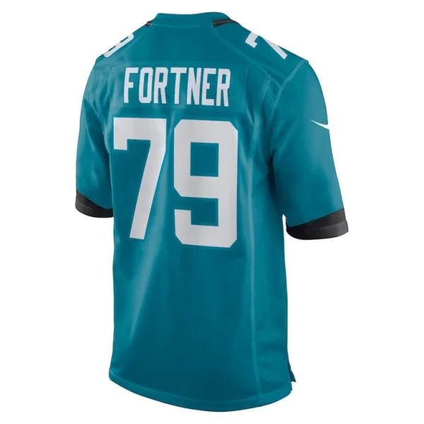 Luke fortner jacksonville jaguars nike game jersey Teal L