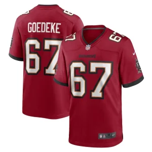 Luke goedeke tampa bay buccaneers nike game player jersey Red