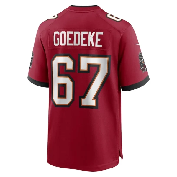 Luke goedeke tampa bay buccaneers nike game player jersey Red L