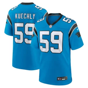 Luke kuechly carolina panthers nike retired player game jersey Blue