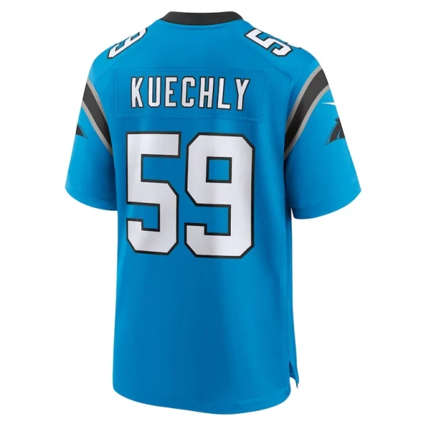 Luke kuechly carolina panthers nike retired player game jersey Blue L