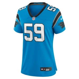 Luke kuechly carolina panthers nike womens retired player game jersey Blue M