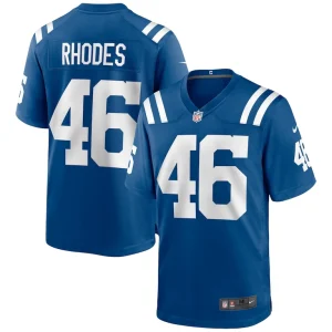 Luke rhodes indianapolis colts nike game jersey Royal