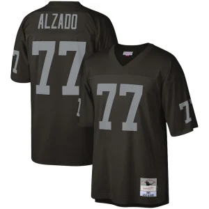 Lyle alzado las vegas raiders mitchell ness legacy replica jersey Black