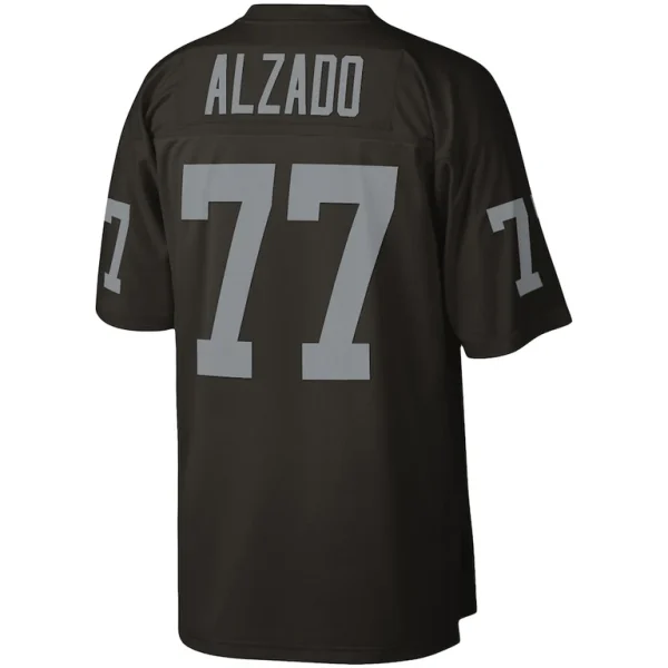 Lyle alzado las vegas raiders mitchell ness legacy replica jersey Black L