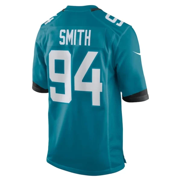 Maason smith jacksonville jaguars nike team game jersey Teal L