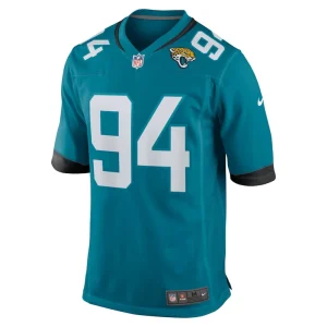 Maason smith jacksonville jaguars nike team game jersey Teal M