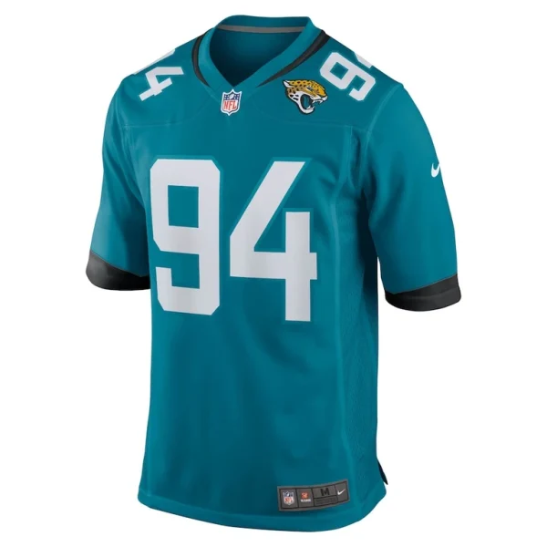 Maason smith jacksonville jaguars nike team game jersey Teal M