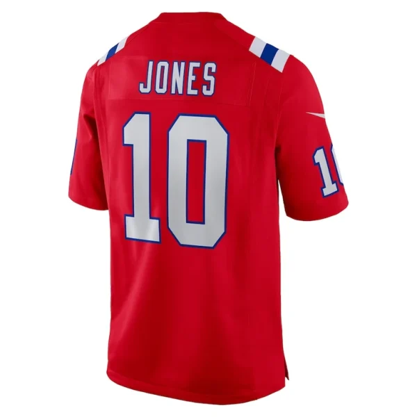 Mac jones new england patriots nike alternate game jersey Red L