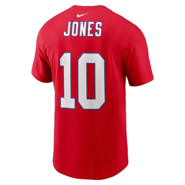 Mac jones new england patriots nike alternate player name number t shirt Red L