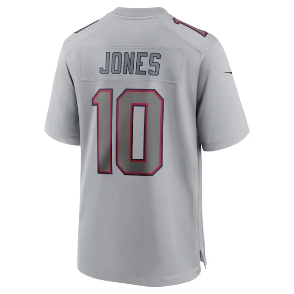 Mac jones new england patriots nike atmosphere fashion game jersey Gray L