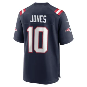 Mac jones new england patriots nike player game jersey Navy L