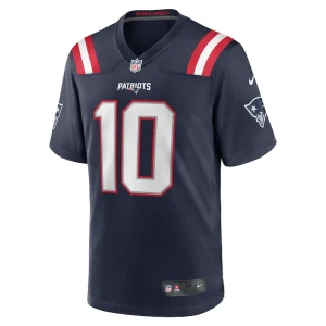 Mac jones new england patriots nike player game jersey Navy M