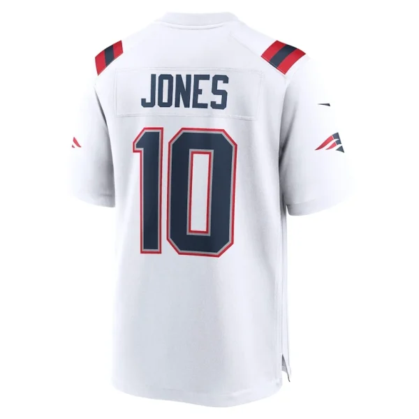 Mac jones new england patriots nike player game jersey White L