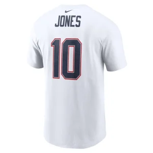 Mac jones new england patriots nike player name number t shirt White L
