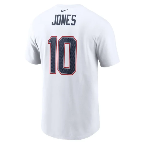 Mac jones new england patriots nike player name number t shirt White L