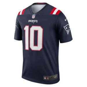 Mac jones new england patriots nike team legend player performance top Navy M