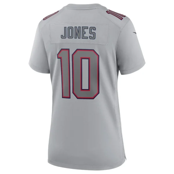 Mac jones new england patriots nike womens atmosphere fashion game jersey Gray L