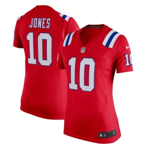 Mac jones new england patriots nike womens game jersey Red