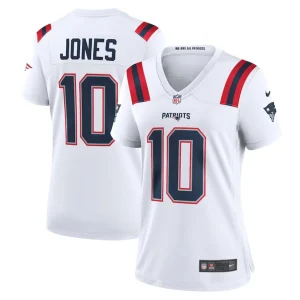 Mac jones new england patriots nike womens game jersey White