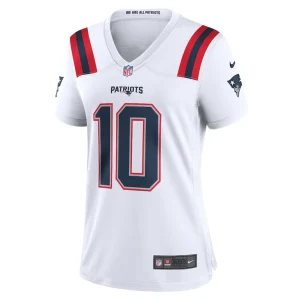Mac jones new england patriots nike womens game jersey White M
