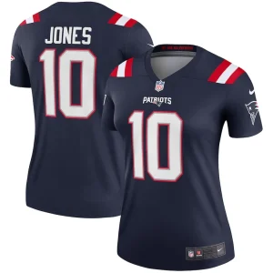 Mac jones new england patriots nike womens legend player performance top Navy