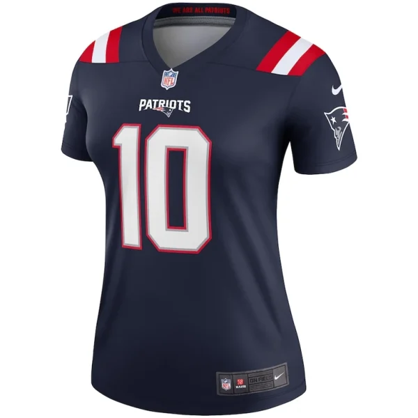 Mac jones new england patriots nike womens legend player performance top Navy M