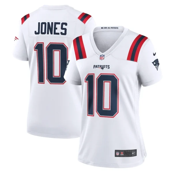 Mac jones new england patriots nike womens player jersey White