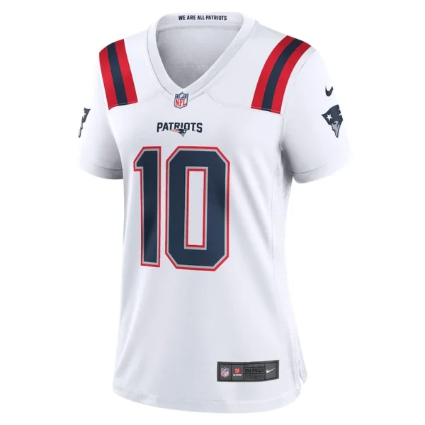 Mac jones new england patriots nike womens player jersey White M