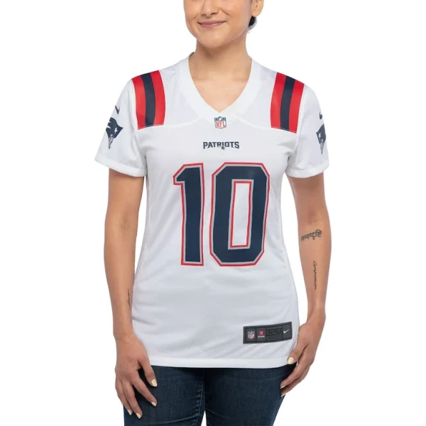 Mac jones new england patriots nike womens player jersey White XL