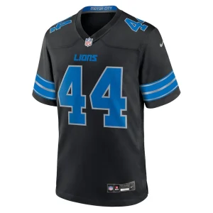 Malcolm rodriguez detroit lions nike 2nd alternate game jersey Black M
