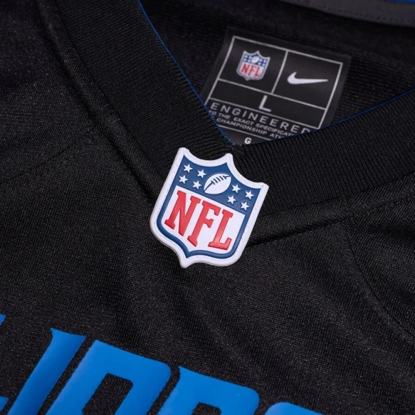 Malcolm rodriguez detroit lions nike 2nd alternate game jersey Black XL