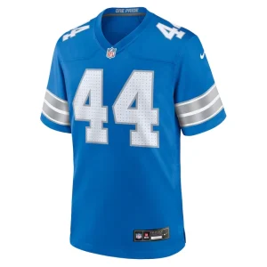 Malcolm rodriguez detroit lions nike game jersey Blue M