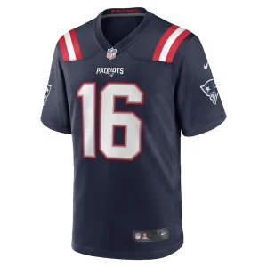 Malik cunningham new england patriots nike team game jersey Navy M