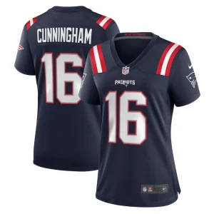 Malik cunningham new england patriots nike womens team game jersey Navy